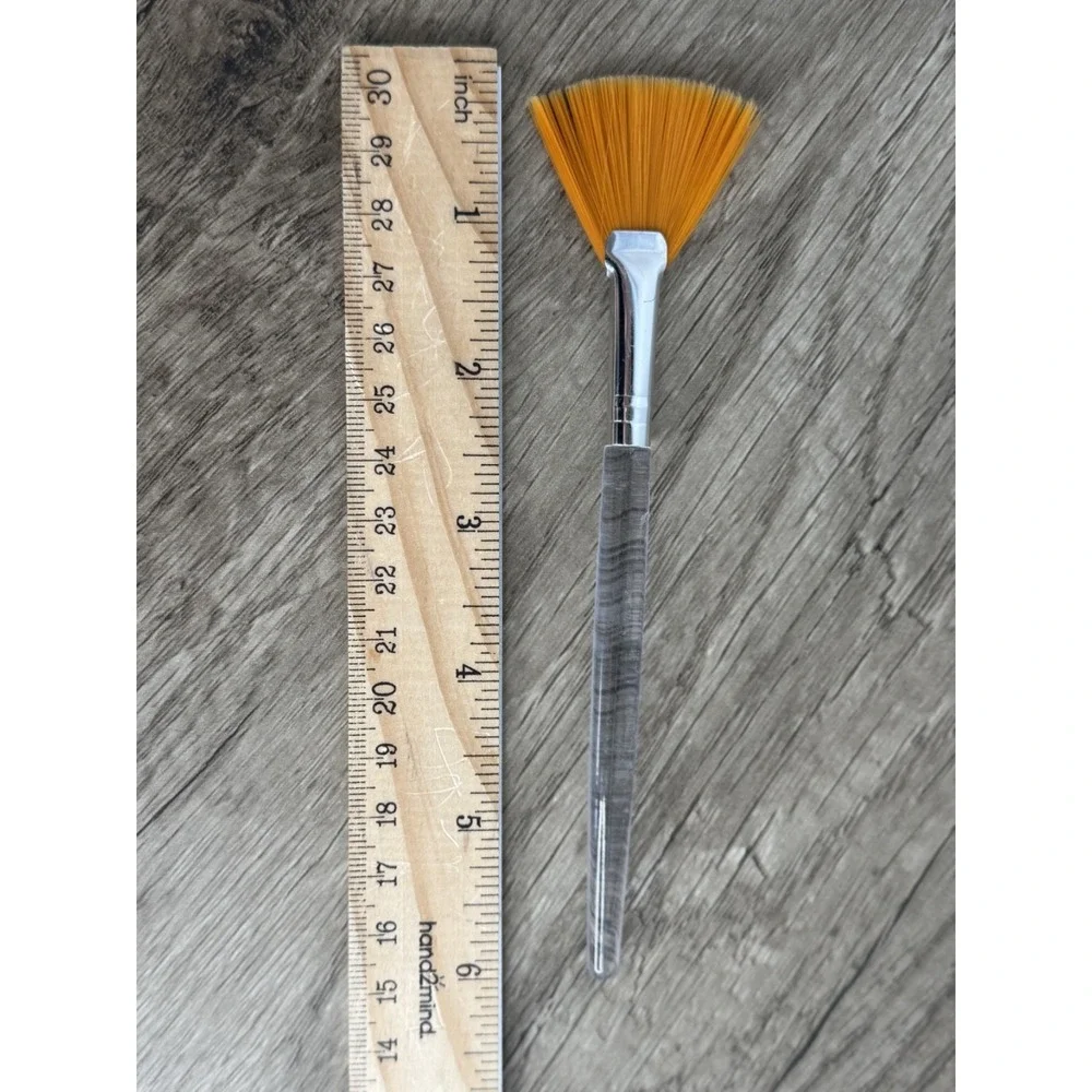 Facial Mask Mixing Set Amber Glass‎ Jar Terracotta Bowl Wooden Spoon Fan Brush